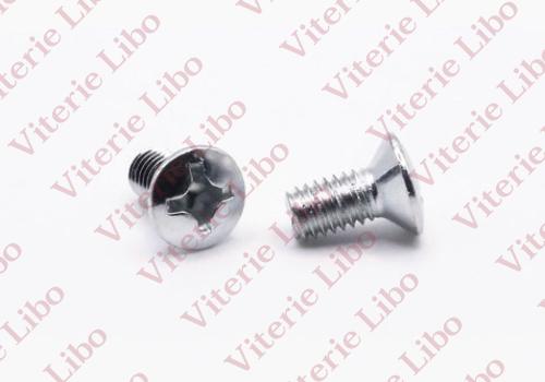 Cross recessed raised countersunk oval head screws