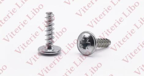 Cross recessed truss washer head chipboard screw without point