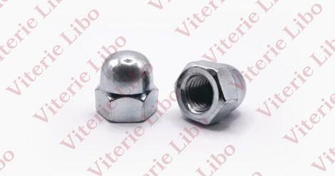 Hexagon domed cup nuts