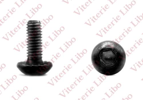 Hexagon socket pan head screw key 5 knurled underhead