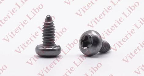 Torx recessed self-tapping pan head shoulder screw serrated underhead