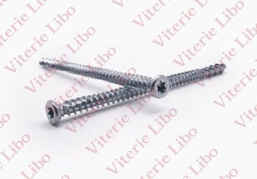 Vis à ciment tête fraisée plate empreinte torx