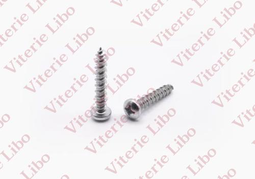 Vis à tôle à tête cylindrique cruciforme encastrée