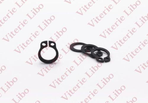 Anello elastico di sicurezza per alberi tipo-E (esterno)