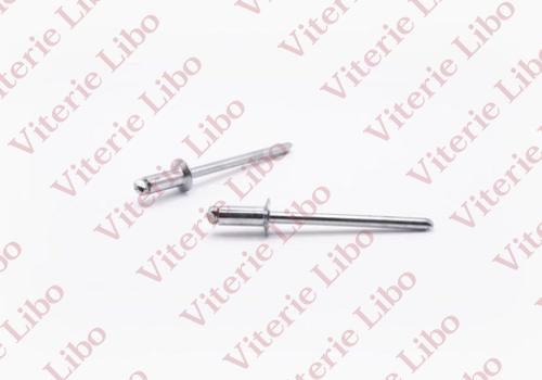 Rivetto a strappo testa svasata piana
