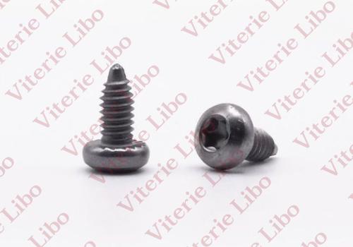 Vite testa cilindrica autofilettante impronta torx dentellata sottotesta con imbocco
