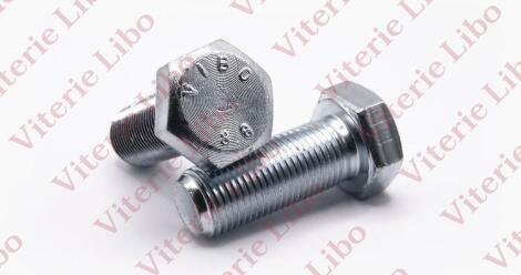 Viti a testa esagonale con gambo interamente filettato (passo fine)