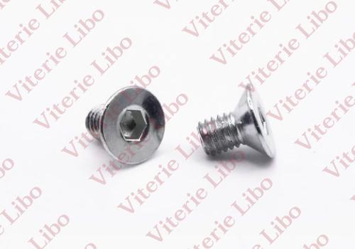 Viti a testa svasata piana con esagono incassato