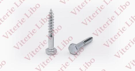 Viti per legno a testa esagonale