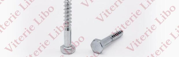 Viti per legno a testa esagonale