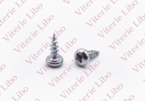 Viti truciolare a testa cilindrica con impronta a croce pozidriv